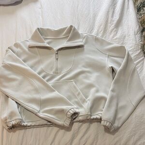 lululemon athletica Cream Quarter-Zip Sweater